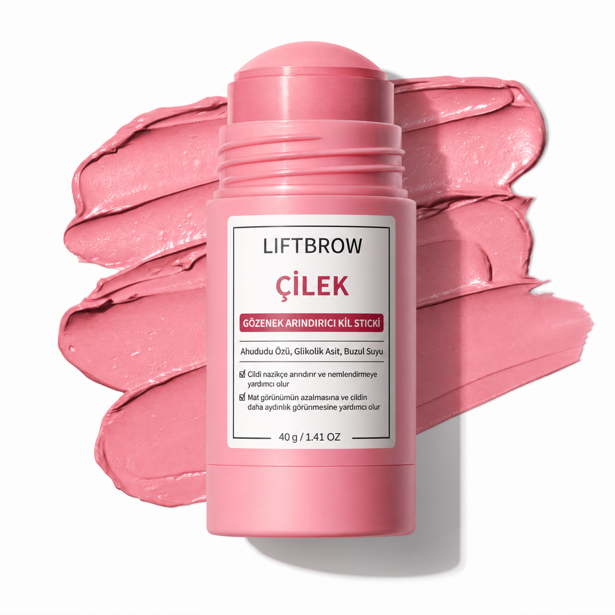 LIFTBROW Stick Kil Maskesi – Çilek Aydınlık Bakım